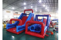 China Durable Inflatable Amusement Equipment , Blow Up Obstacle Course For Playground Games supplier