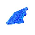 Blue HDPE PP Anti Slip Pallet 1100 X 1100 X 155 Plastic Pallet For Food Factory for sale