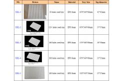 China Square Hole Foam Seedling Tray Customized EPS 120 Hole Seedling Tray supplier