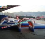 Water-proof Inflatable Sports Games , Inflatable Car Race Track for sale