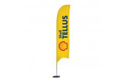 China Custom Advertising  Beach Flag Feather Outdoor Flying Banner Tear Drop Flags supplier