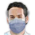 EO Sterilized 3Ply 4Ply Disposable Earloop Face Mask With Face Shield for sale