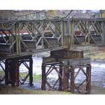 Prefabricated Temporary Bailey Bridge Steel Structure Bridge Q345B-Q460C Grade