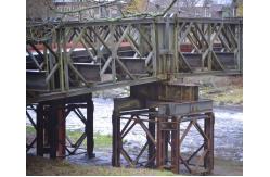 China Prefabricated Temporary Bailey Bridge Steel Structure Bridge Q345B-Q460C Grade supplier