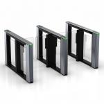 High Security Rfid Optical Pedestrian Access Control Turnstile Barrier Speed Gate System for sale