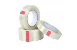 China Fiber Reinforced Packing Adhesive Tape Clear Bi Directional Filament Strapping Tape supplier