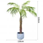 190cm Artificial Plants Phoenix Palm Tree Evergreen Indoor Palm Tree Rainstorm Style Palm Tree for sale