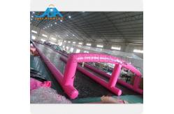 China 72M Long Interactive Inflatable 5k Obstacle Course / Insane Inflatable Fun Run supplier