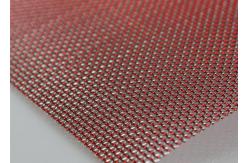 China HH 0.25X28 Architectural Wired Glass Mesh Plain Weave For Glass Facade supplier