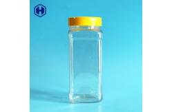 China Square Cloves Empty Spice Bottles Plastic Non Spill Long Life Span supplier