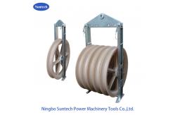 China 822mm Large Diameter Bundled Conductor Stringing Pulley Block supplier