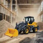 6610*2010*2850mm Payload 2T For Constructing Moving 4400kg Machine Weight Chinese Front Wheel Loader for sale