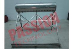 China Integrated Structure Vacuum Tube Solar Water Heater 300 Liter Aluminium Frame supplier