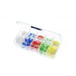 PVC 3MM 5MM Short Feet LED Diode Kit Light Emitting Mixed Color With Box for sale