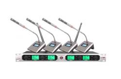 China 105DB S / N ratio Meeting Microphone System UHF500MHz ~ UHF600MHz ST-3000 supplier