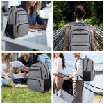Water Resistant Laptop Backpack Business Travel Slim Durable Anti Theft Laptops Backpack USBCharging for sale