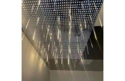 China 304 Stainless Steel Ceiling Panel Mirror Finished Concealed Perforated Ceiling Tile supplier