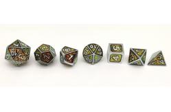 China Gold Plated Metal Polyhedral Dice Multipurpose Sturdy Handmade supplier