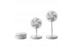 China White Portable Foldable Fan Plastic 10000mAh Quiet With 4 Speeds supplier