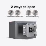Solid Steel Fire Proof Safe Box Anti Theft OEM fire resistant lock box YB/FH-32 for sale