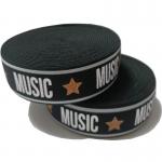 40m Roll Printed Elastic Bands 3.5cm Picot Elastic For Underwear