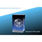 Aquarius 3D Crystal/3D LASER ENGRAVING CRYSTAL RECTANGLE/3D CRYSTAL CUBE/RECTANGLE for sale