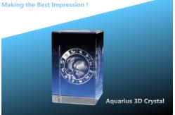 China Aquarius 3D Crystal/3D LASER ENGRAVING CRYSTAL RECTANGLE/3D CRYSTAL CUBE/RECTANGLE supplier