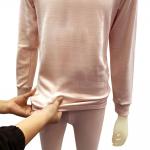 Pink ESD Sweat Absorption Cotton Lycra ESD Anti Static Underwear For Cleanroom for sale