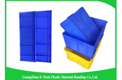 China Agriculture Stackable Plastic Storage Containers , Durable Euro Stacking Boxes 610 * 420 * 150mm supplier