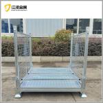1000kg Load Capacity Foldable Steel Stillage Pallet Cage For Industrial Storage for sale