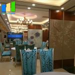 65mm Thickness Acoustic Room Dividers Painting Movable Restaurant Partition Wall For Conference Center for sale
