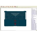Design OEM Laptop Skin Making Machine , Laptop Skin Heat Press Machine