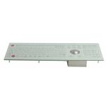 108 Keys Durable Flat Industrial Membrane Keyboard With Laser Trackball