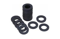 China Custom Black Silicone Rubber Gasket Silicone Rubber Seal O-Ring supplier