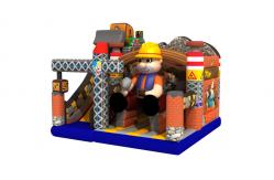 China Big Tool Topics Blow Up Fireproof Children Bounce House supplier
