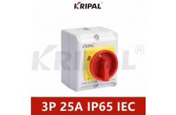 China ON OFF Changeover Rotary Switch 3P 230V 440V IP65 IEC Standard supplier