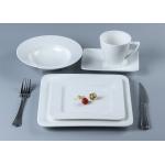 FDA Certificated Versatile 20pc Square Ceramic Dinner Set for sale