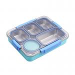 Leak Proof Metal Lunchbox Sustainable Food Container 1400ml 50ml Capacity for sale