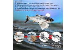 China Plush Grass Carp Catnip Imitation Fish Teaser Toy For Pet Cat supplier