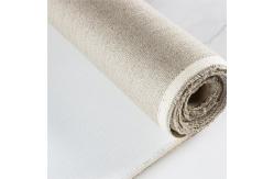 China Premium Medium Textured Hand Painted Primed Rain Dew Linen Canvas Roll supplier