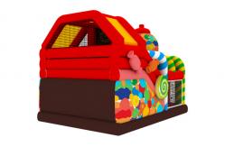 China Factory  Inflatable Bouncy House With Slide Candy Inflatable Combo supplier
