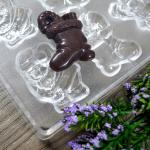 Handmade 3D Special Shape Polycarbonate 3d Chocolate Bar Mold for Kitchen and Restaurant for sale