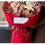 Valentine's Day New Swan Velvet Fabric Flower Packaging Paper for sale