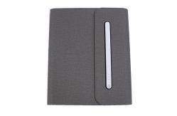 China A5 Pu Leather Smart Business Wireless Charging Notebook Custom Print supplier