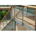 Security Architectural Wire Mesh , Flat Stainless Steel Architectural Woven Mesh for sale