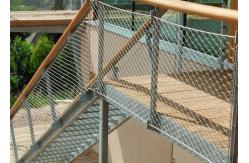 China Security Architectural Wire Mesh , Flat Stainless Steel Architectural Woven Mesh supplier