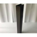 6063 6063A 6060 6061 Anodized Aluminum Profiles Oxidizing Sand Blast Black