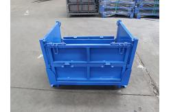 China Q235 Material Metal Pallet Cage Customization Options Load Capacity 500kg-2000kg supplier