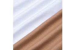 China Smooth Solid Sweatshirt Fabric High Density Weaving 100% Cotton Material supplier