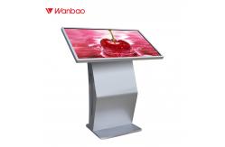 China Horizontal Interactive Touch Screen Kiosk 65 Inch For Airport Advertising supplier